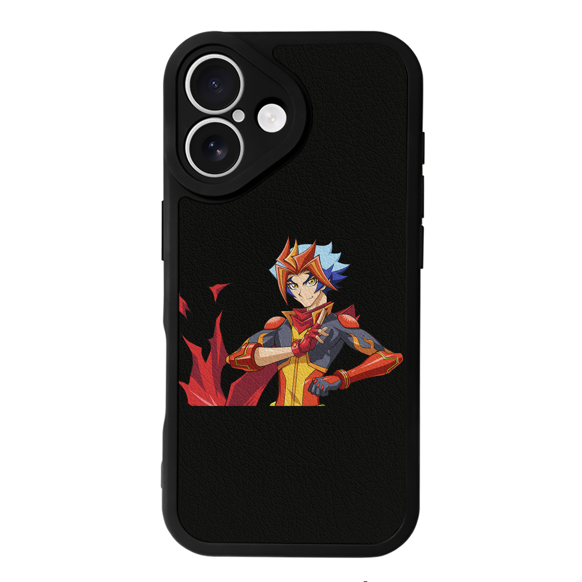 遊☆戯☆王 Yu-Gi-Oh! 【iPhone 16シリーズ対応】シリコンスマホケース（レザー調） 材質：シリコン